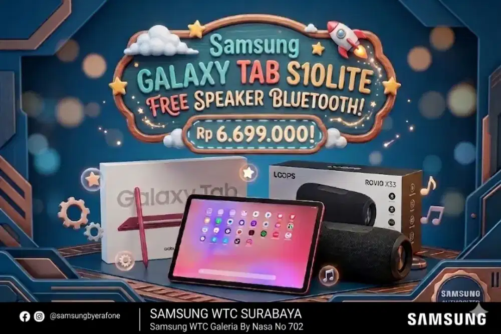 SAMSUNG GALAXY TAB S10LITE FREE SPEAKER BLUETOOTH