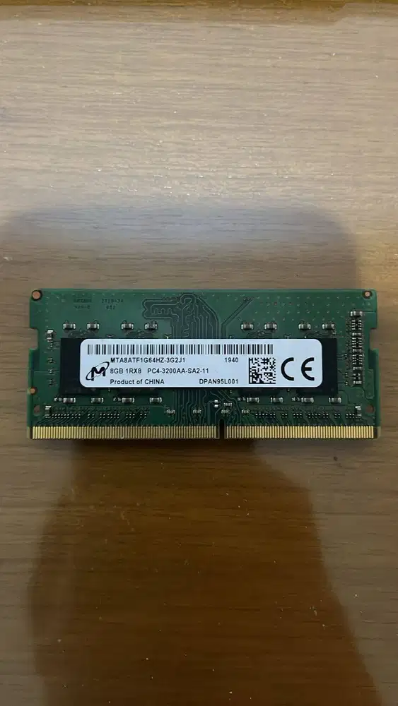 RAM MICRON LAPTOP DDR4 8GB 3200 ORIGINAL COPOTAN