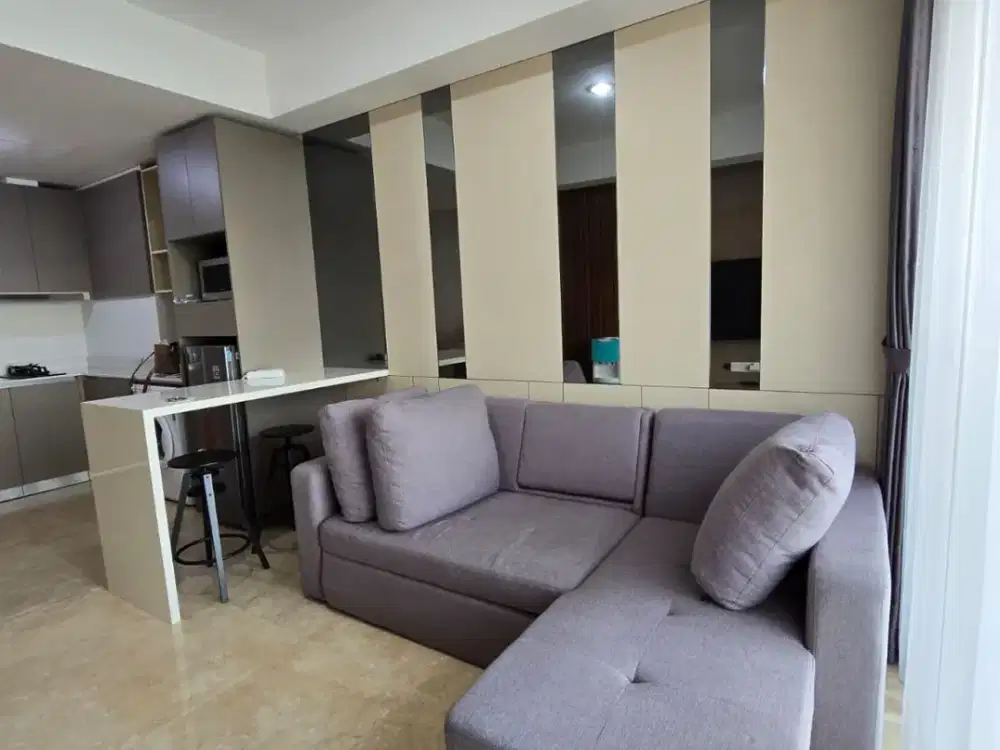 Disewa Apartemen Gold Coast Pik 1BR full furnished interior, sea view