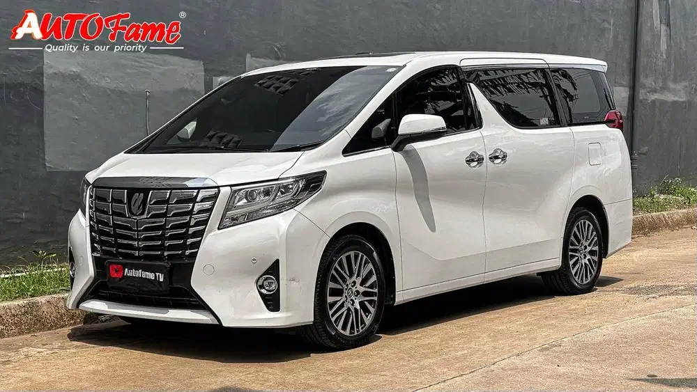 Toyota Alphard 3.5 Q Executive Lounge ATPM NIK 2017 White On Black