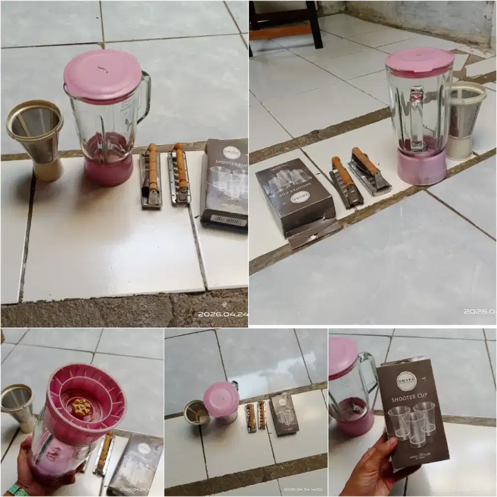 COD Kab Bandung Gelas Kaca Blender dkk