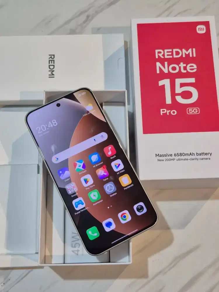 Redmi Note 15 Pro 5G 12/512 Mulus Fullset Original