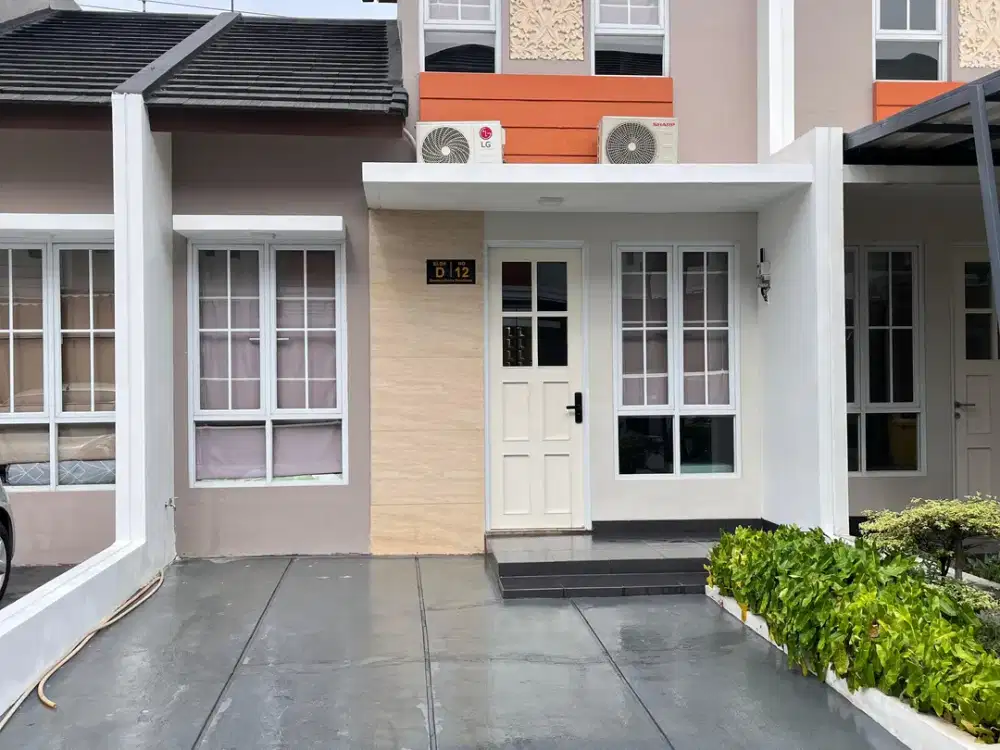 Rumah Contoh Fully Furnishd di jual ciapa cepat dia dapat