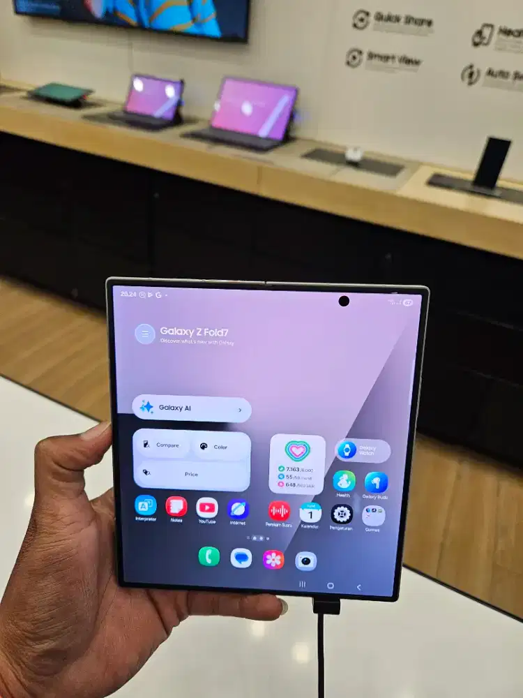 SAMSUNG GALAXY Z FOLD7 FREE SPEAKER PREMIUM & CASING ORIGINAL CARBON