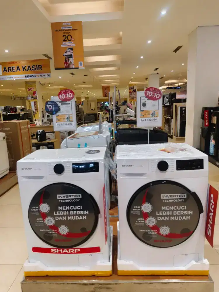Ready Mesin Cuci Sharp 7kg, 8kg, 9kg