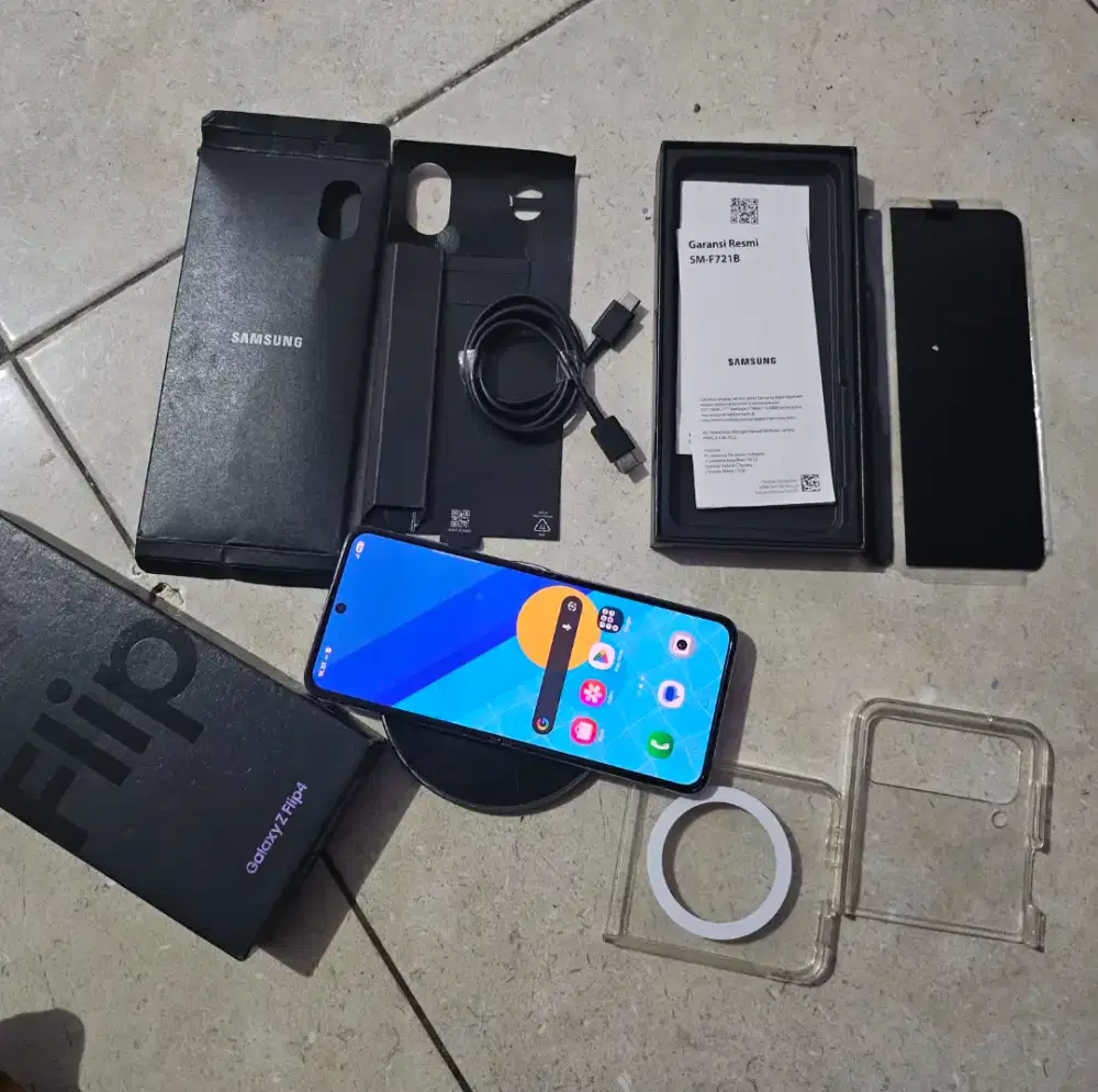 Samsung Galaxy Flip 4 Resmi 256gb mulus fullset ori