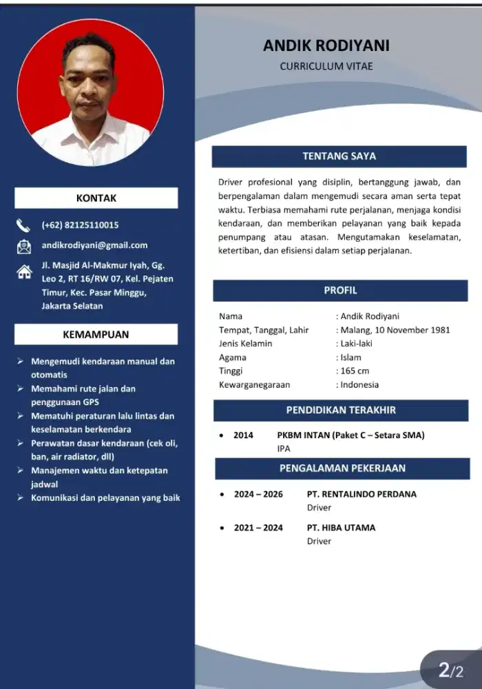 Driver SIM B2 Umum – Siap Kerja