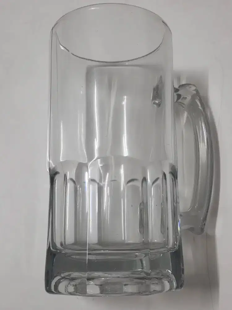 Gelas Bir Beer Jumbo Besar Tebal Kaca nya 0.5 cm +/- 1.2-1.3 liter