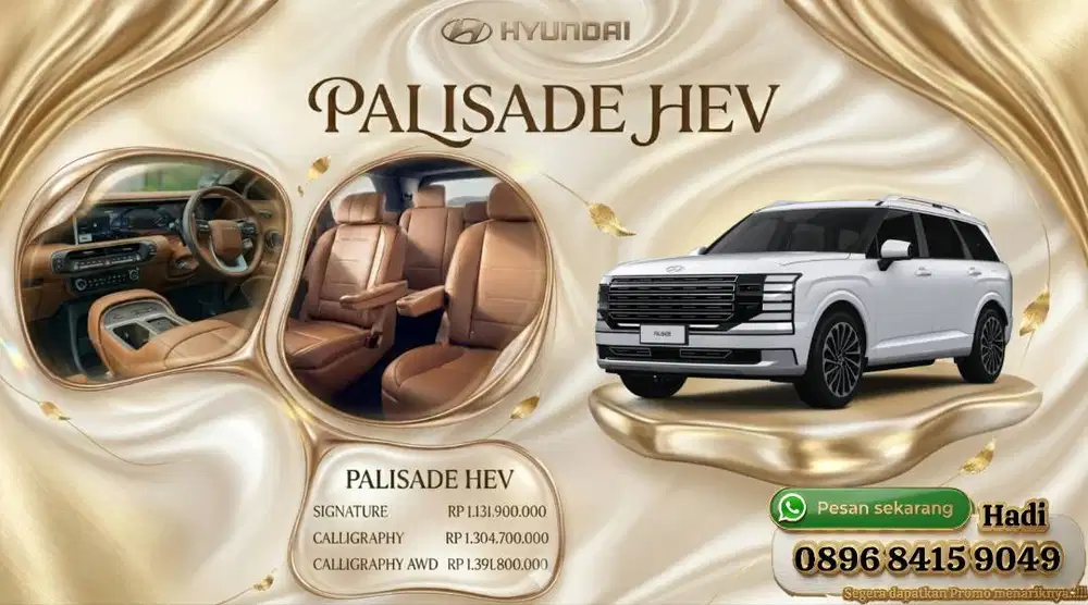 Promo hyundai palisade hybrid signature calligraphy awd kredit cash