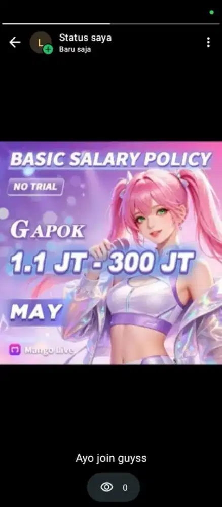 Host live streaming