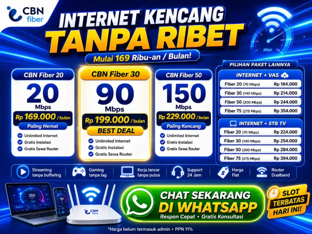 Pendaftaran Wifi CBN