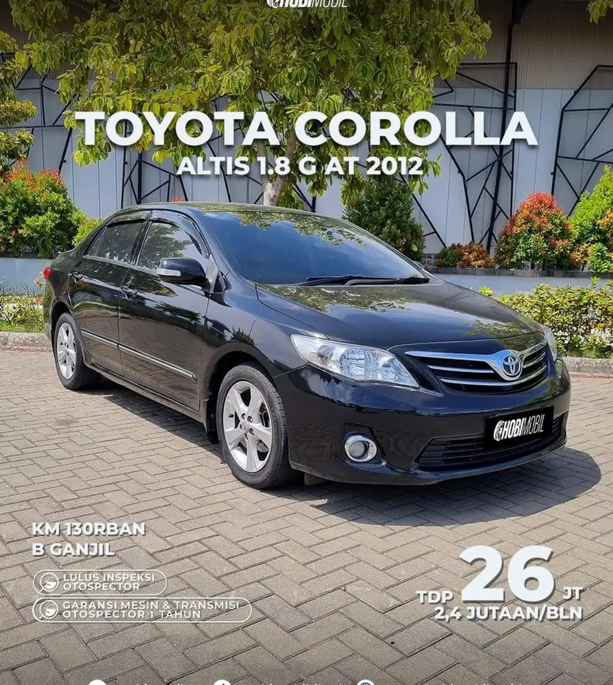 Corolla Altis 1.8 G AT Thn 2012
