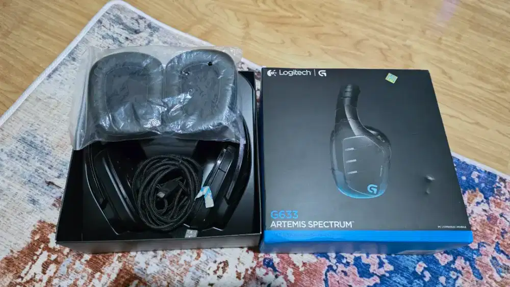 Logitech G633 Artemis Spectrum Gaming Headset - Fullset Mulus