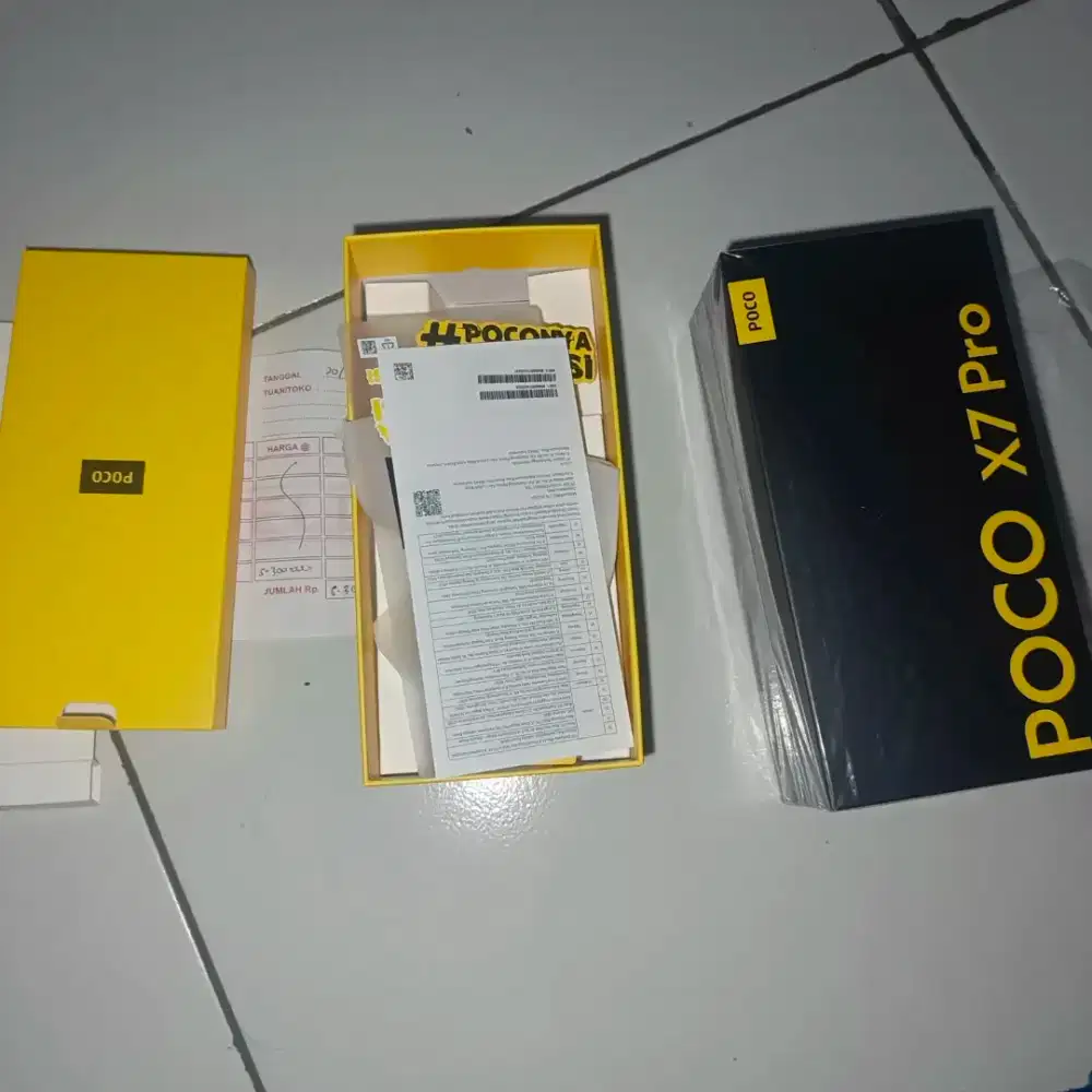 Poco x7pro.Pembelian tanggal 20 april 2026.