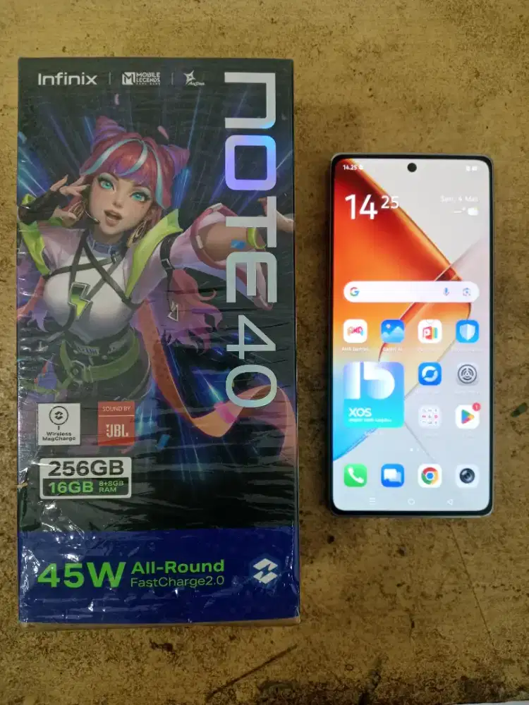 Infinix note 40 8+8/256gb original