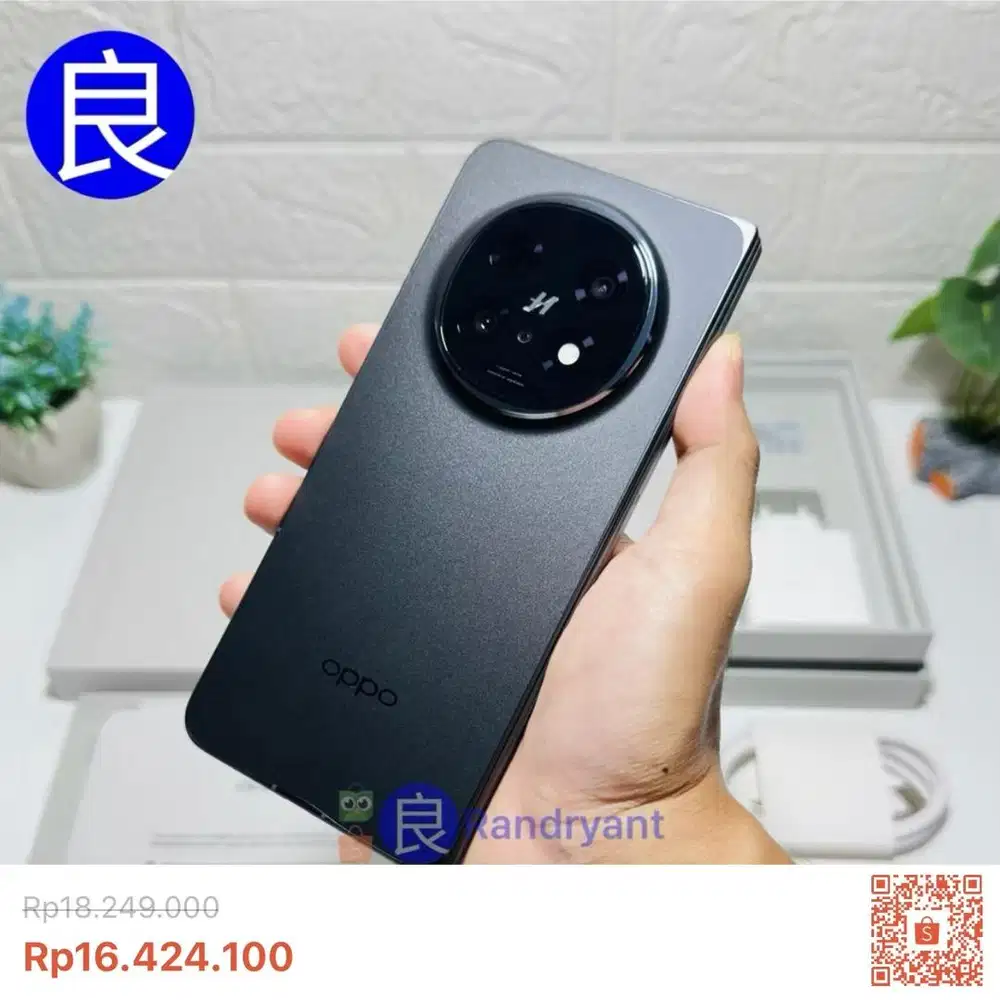 Oppo Find N5 Fold 16/512GB Cosmic Black Garansi Resmi Indo Fullset Ori