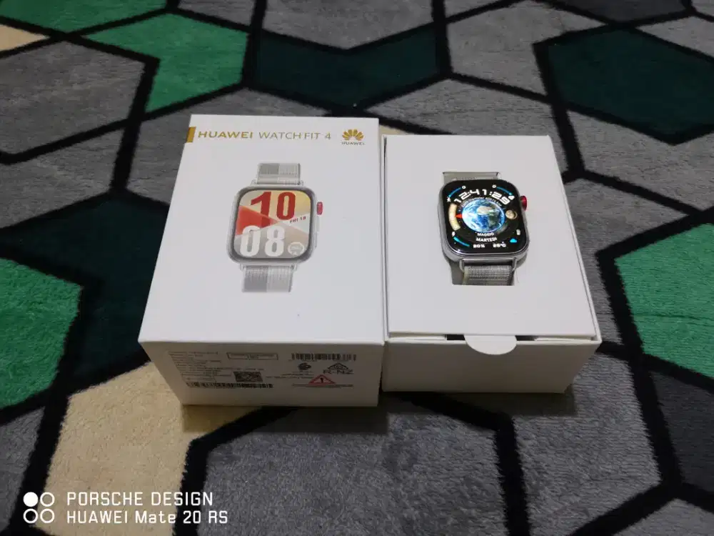 Huawei Watch Fit 4 Grey NFC Mulus Like New Garansi Resmi Indonesia