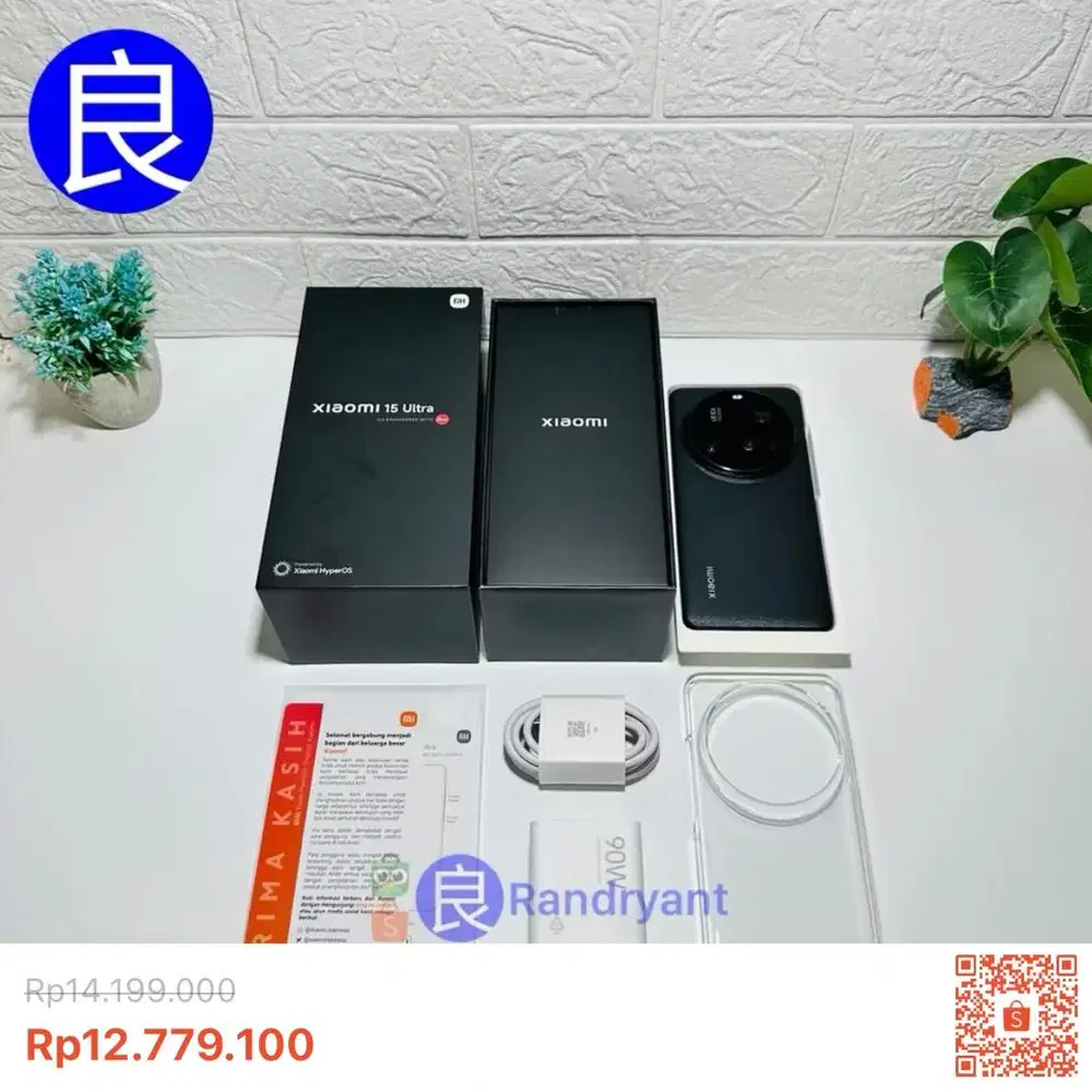 Xiaomi 15 Ultra 16/512GB Black Garansi Resmi Indo Fullset Ori Mulus