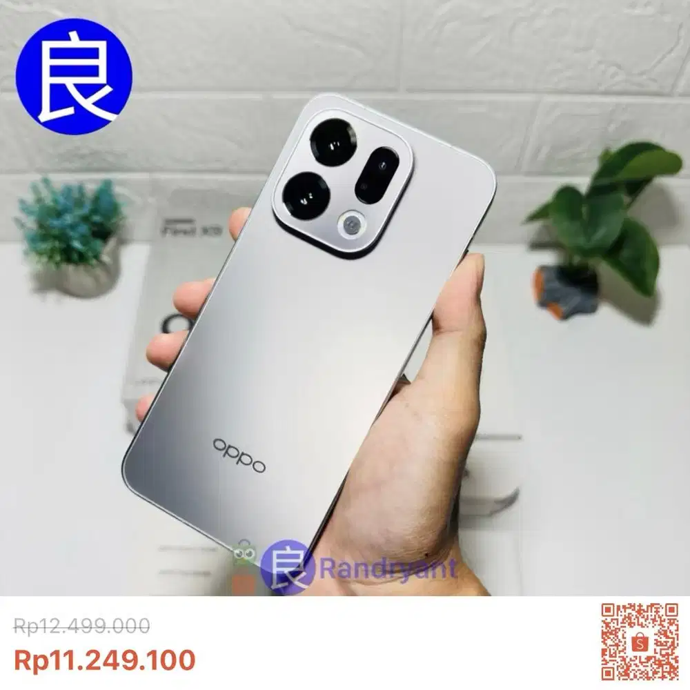 Oppo Find X9 12/256GB Titanium Grey Garansi Resmi Indo Fullset