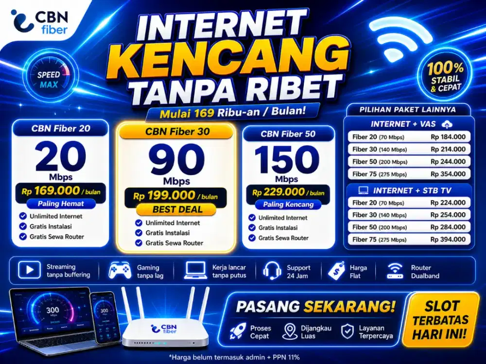 Pendaftaran Wifi CBN