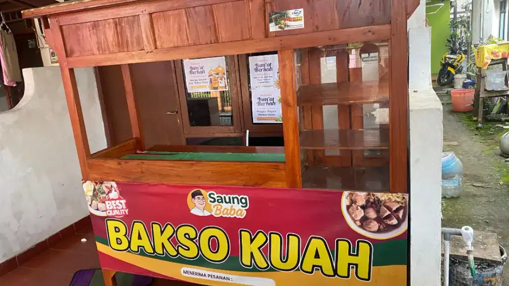 Gerobak usaha rumahan