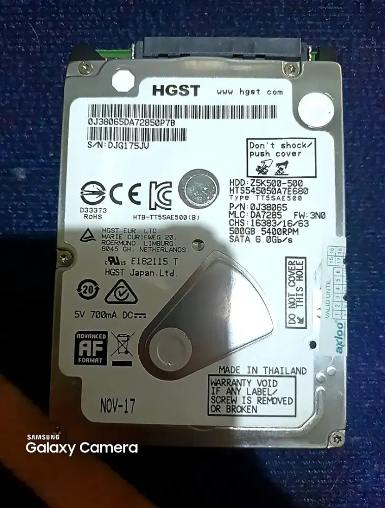 Hardisk Laptop 500GB.