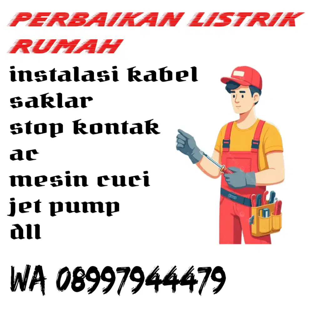Jasa Perbaikan listrik rumah