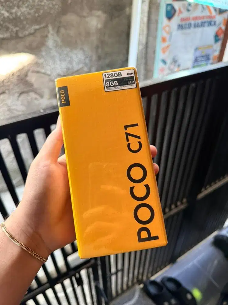 Poco c71 4+4/128gb xiaomi resmi baru segel