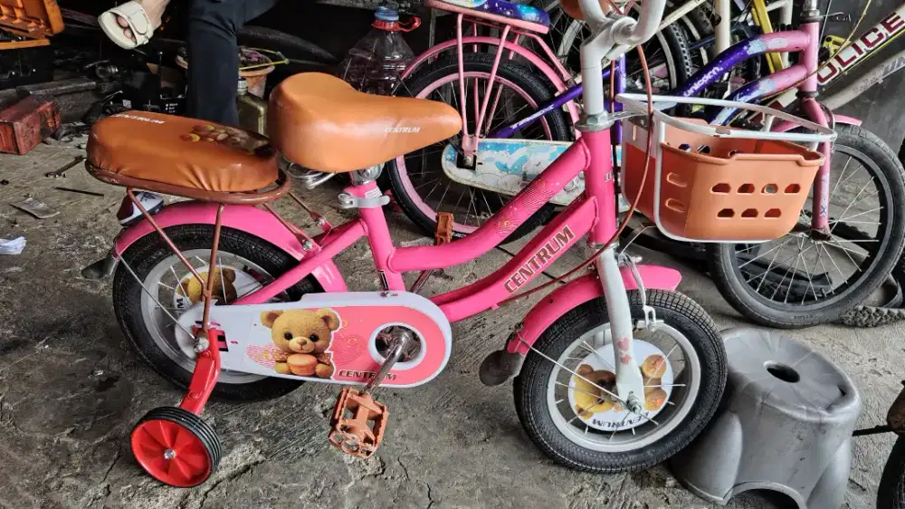 dijual sepeda anak size 12 in centrum beruang