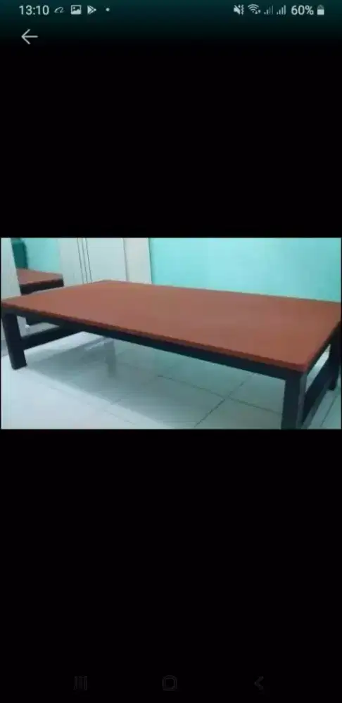 meja lesehan bahan plywood