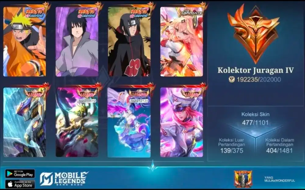 Akun Mobile Legend
