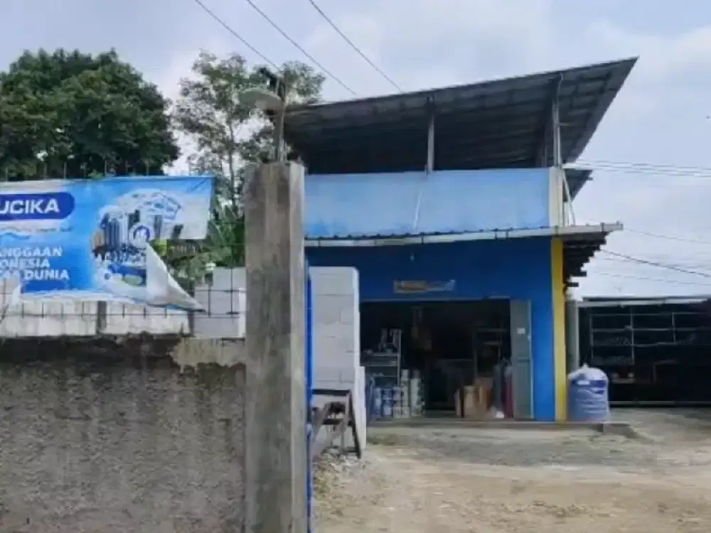Dijual Tempat Usaha Toko Material Beserta Isinya Luas Tanah 372 m² LB 150 m²  1 Kamar Tidur 2 KM -Rp.1,6 m Nego