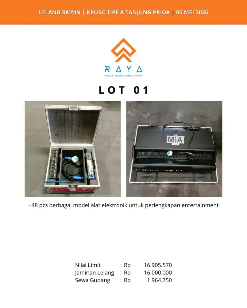 ALAT ELEKTRONIK UNTUK PERLENGKAPAN ENTERTAINMENT