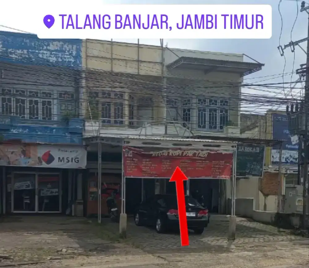 Di jual / di sewa ruko 2 lantai