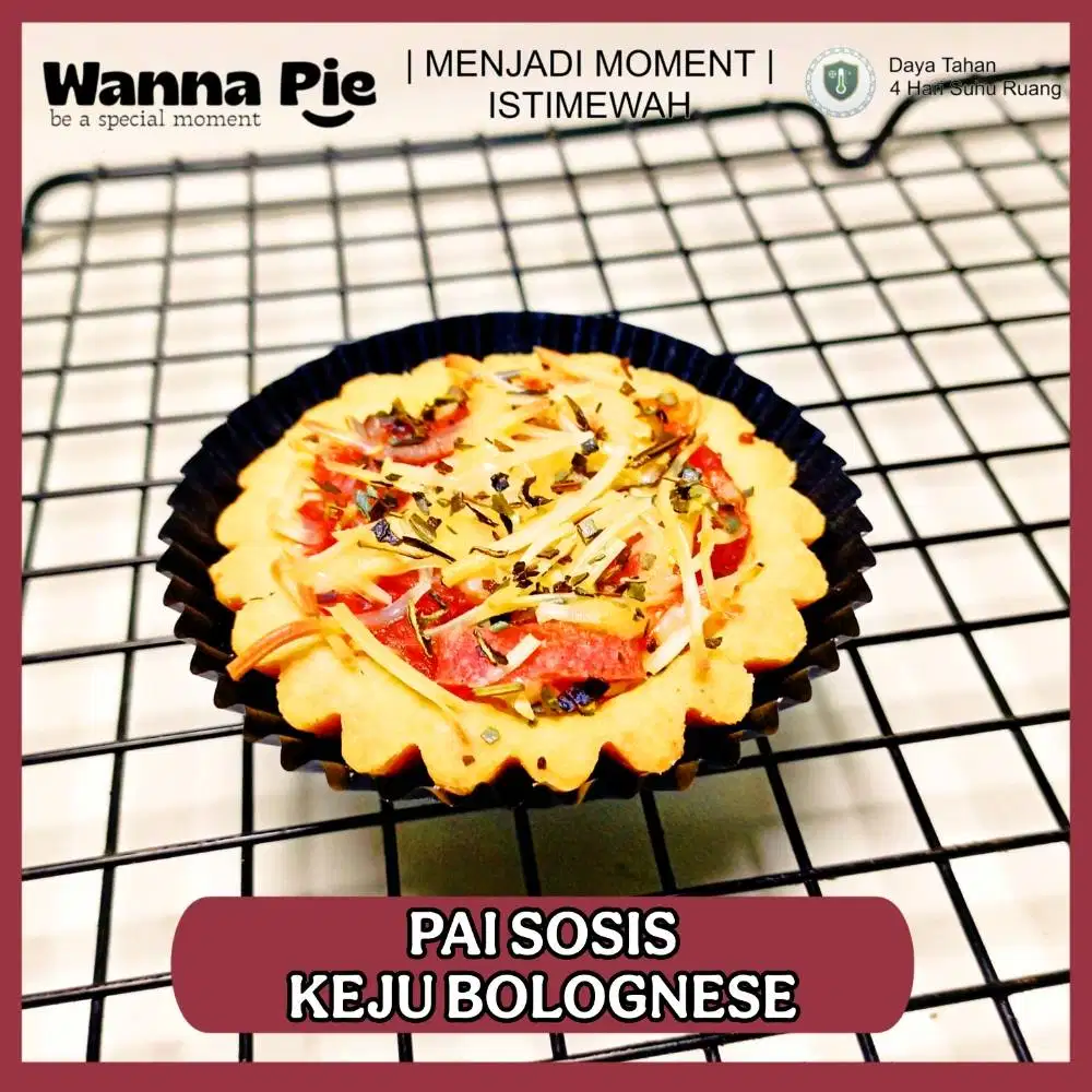 Rasa Baru Pai Sosis Keju Bolognese Gurih Renyah Fresh Siap Kirim