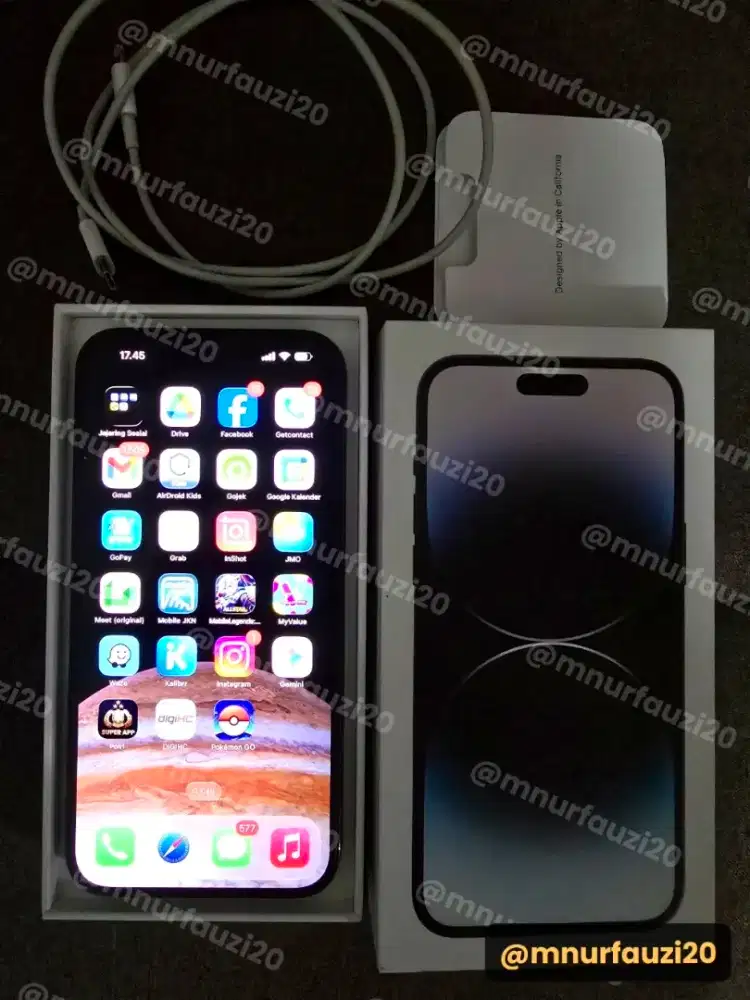 iPhone 14 Pro Max 128GB Space Black - Garansi Resmi Indonesia
