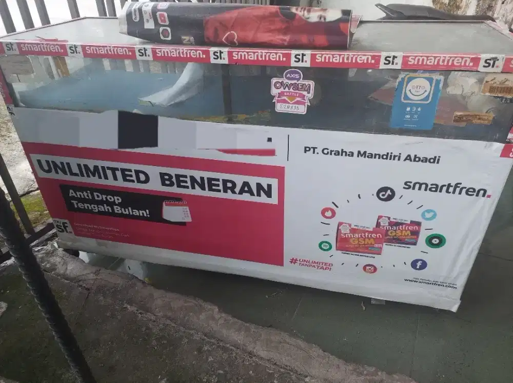 Jual etalase pulsa