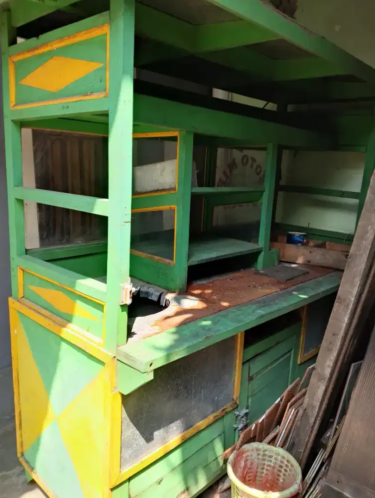Jual gerobak tanpa roda