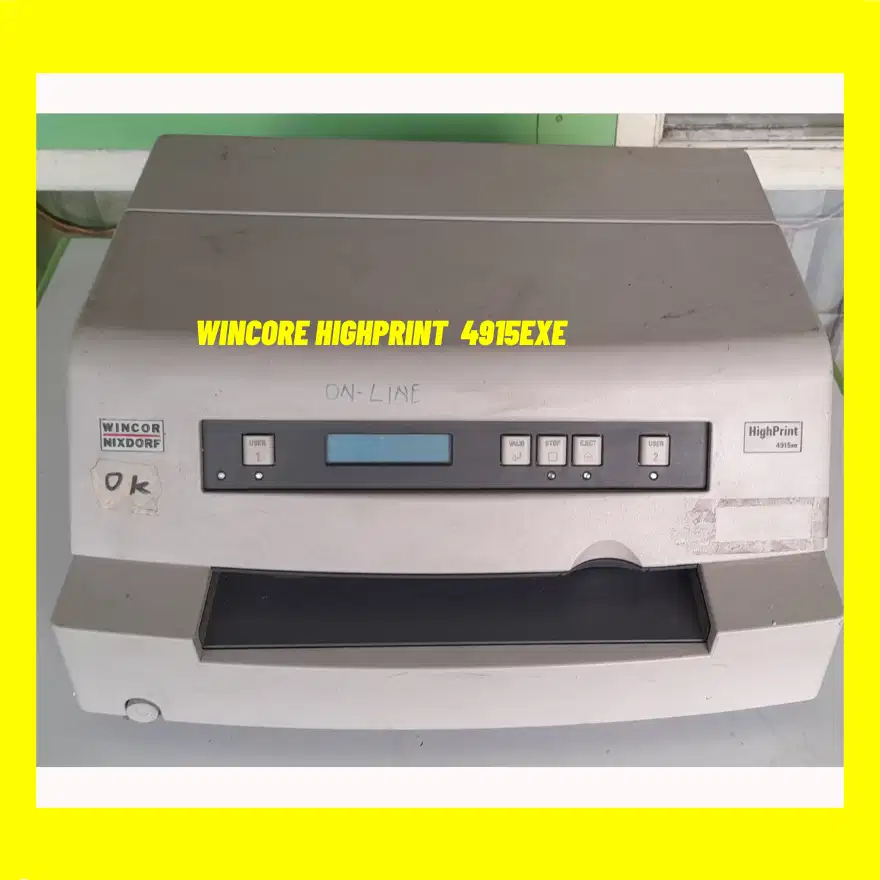 printer passbook wincore nixdorf 4915EXE EX KANTOR