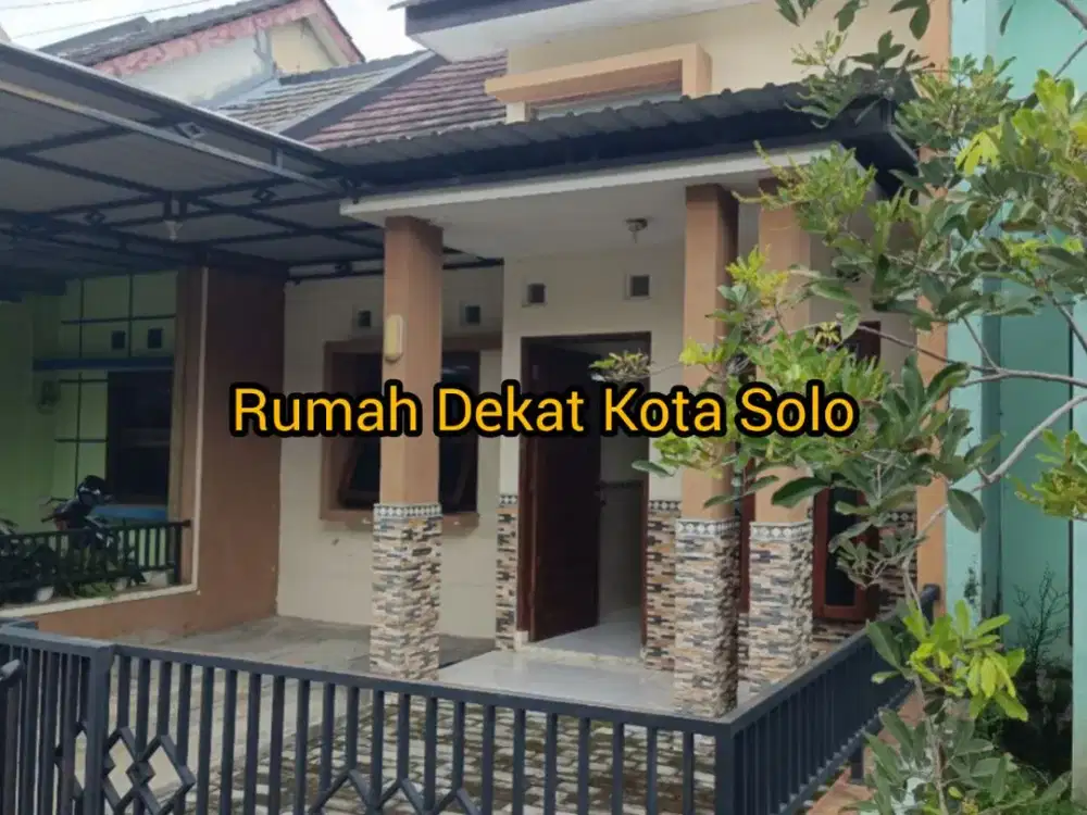 RUMAH DIJUAL SOLO DI GENTAN BAKI SUKOHARJO