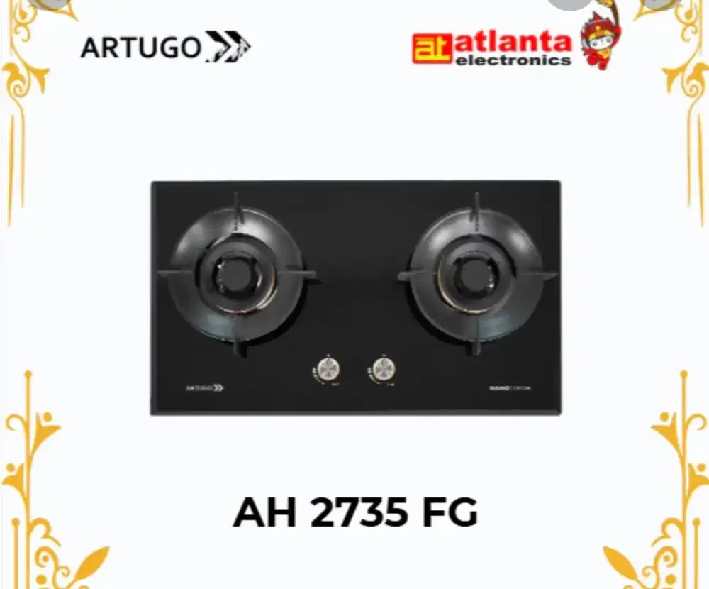 Ready Kompor Tanam Artugo Promo cicilan bunga 0% di Atlanta Semarang