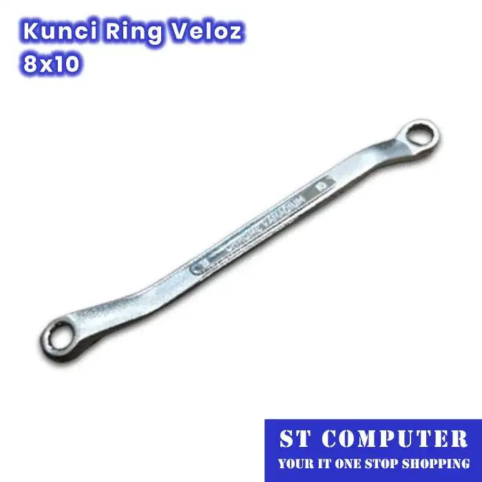 Kunci Ring Veloz 8x10 Chrome Vanadium Steel