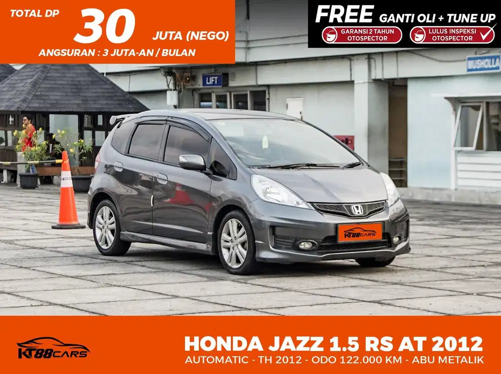 Angsuran 3jtan Bergaransi HONDA JAZZ 1.5 RS 2012