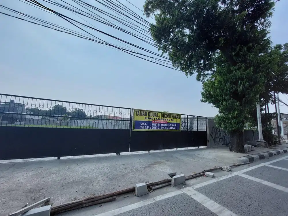 JUAL TANAH DAERAH LENTENG AGUNG SAMPING JALAN RAYA