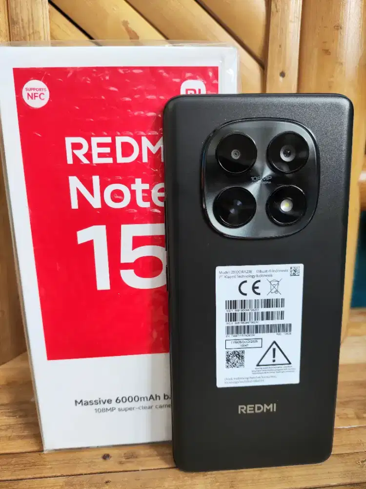 REDMI NOTE 15 RAM 8/128GB FULSET ORI LIKE NEW