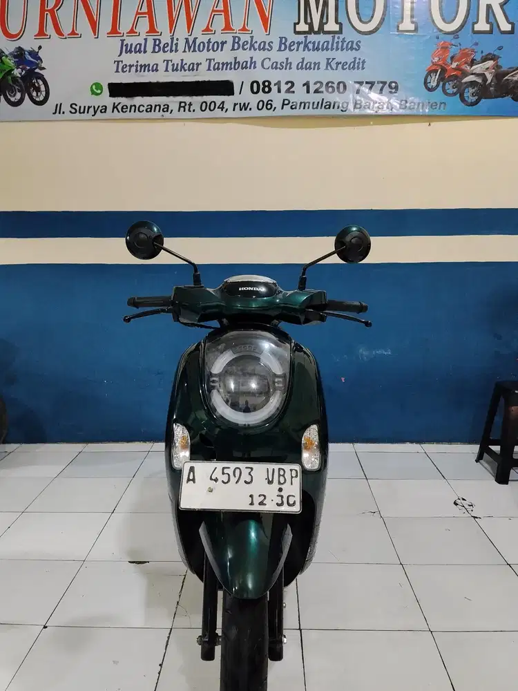 (KM LOW 1RB) honda scoopy new 2025 surat lengkap siap pakai mulus