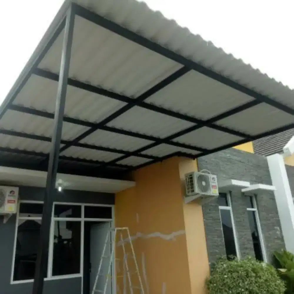Pemasangan berbagai macam canopy minimalis