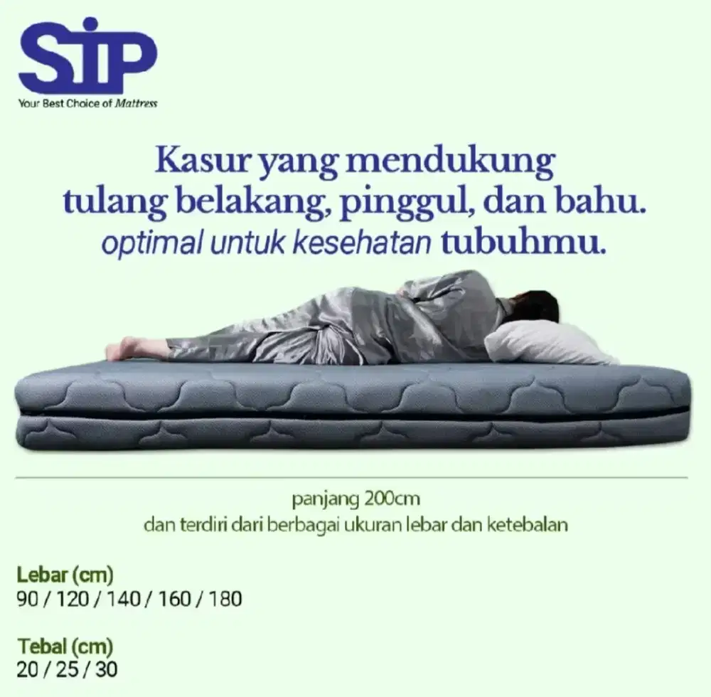 Kasur baru 99% ukuran Queen