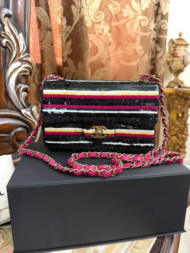 Chanel Sequin flap bag