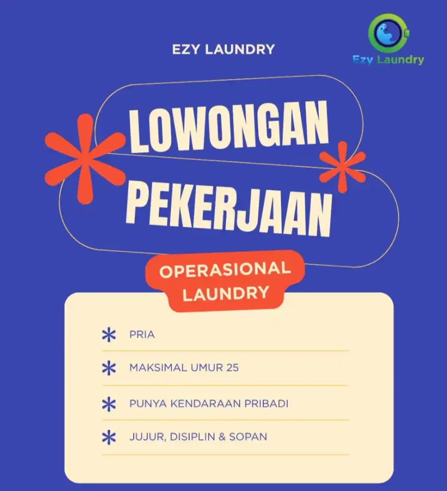 Lowongan Kerja Laundry